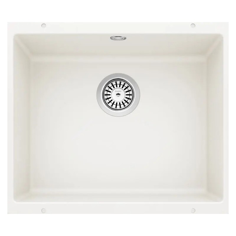 1523076 PRONTA CONSEGNA - Blanco | Lavello a una vasca ROTAN 500-U 1523076 finitura bianco da 53 cm - Sottotop