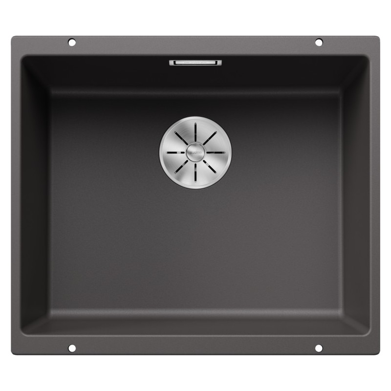 3523433 Blanco SUBLINE 500-U Satin Gold 3523433 single bowl sink, rock grey finish, 53x46 cm - Undermount