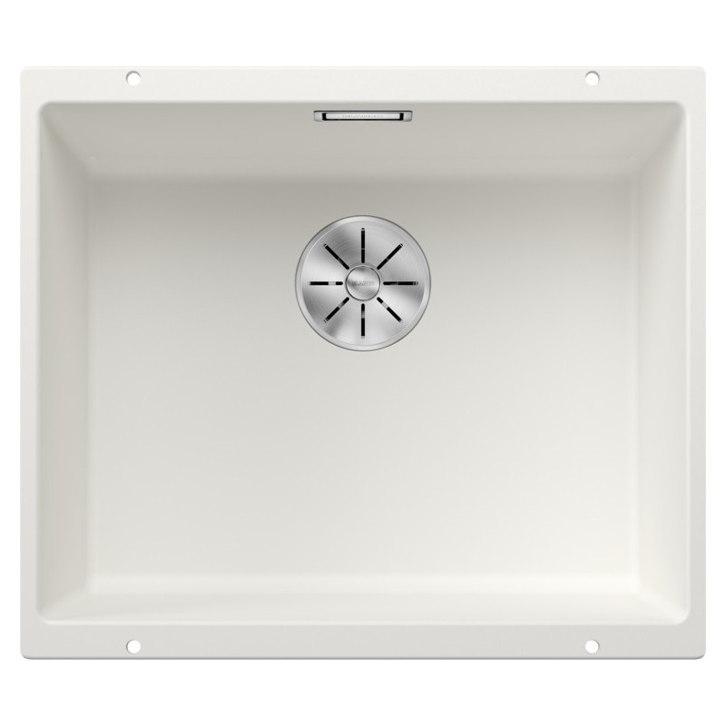 4523436 Blanco SUBLINE 500-U Dark Steel 4523436 single bowl sink, white finish, 53x46 cm - Undermount