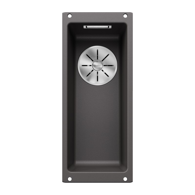 5523397 Blanco Lavello a una vasca SUBLINE 160-U Platinum 5523397 finitura grigio roccia da 19x46 cm - Sottotop