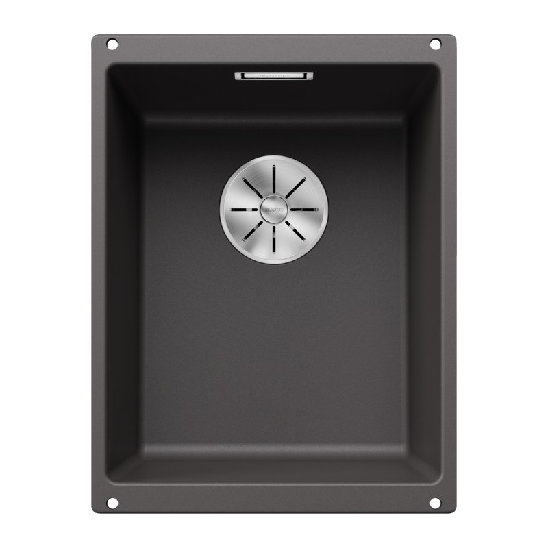 5523407 Blanco SUBLINE 320-U Platinum 5523407 single bowl sink, rock grey finish, 35x46 cm - Undermount