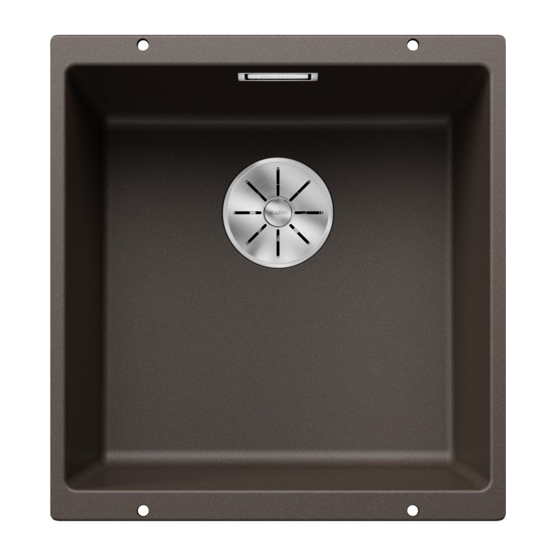 5523431 Blanco SUBLINE 400-U Platinum 5523431 single bowl sink, coffee finish, 43x46 cm - Undermount