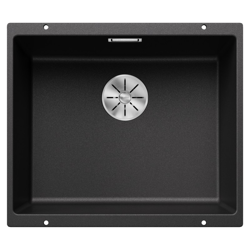 5523432 Blanco SUBLINE 500-U Platinum 5523432 single bowl sink, anthracite finish, 53x46 cm - Undermount