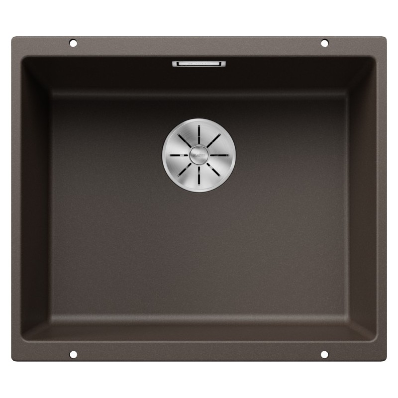 5523441 Blanco | SUBLINE 500-U Platinum 5523441 single-bowl sink, coffee finish, 53x46 cm - Undermount