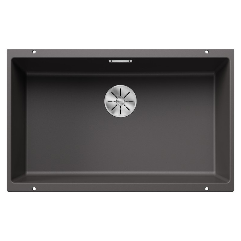 5523443 Blanco SUBLINE 700-U Platinum 5523443 single bowl sink, rock grey finish, 73x46 cm - Undermount