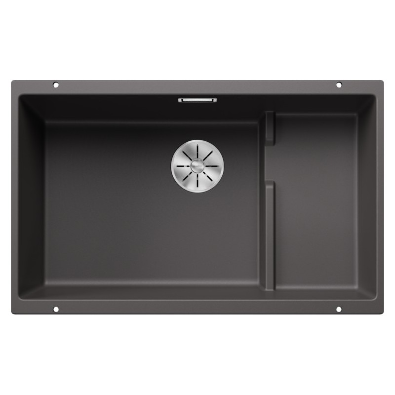5523539 Blanco SUBLINE 700-U Level Platinum 5523539 Single Bowl Sink, Rock Grey Finish, 73x46 cm - Undermount