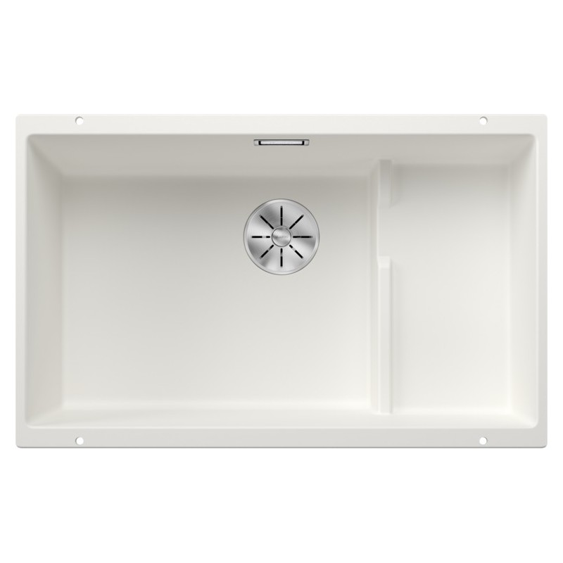 5523542 Fregadero de un solo seno Blanco SUBLINE 700-U Level Platinum 5523542, acabado blanco, 73x46 cm - Bajo encimera