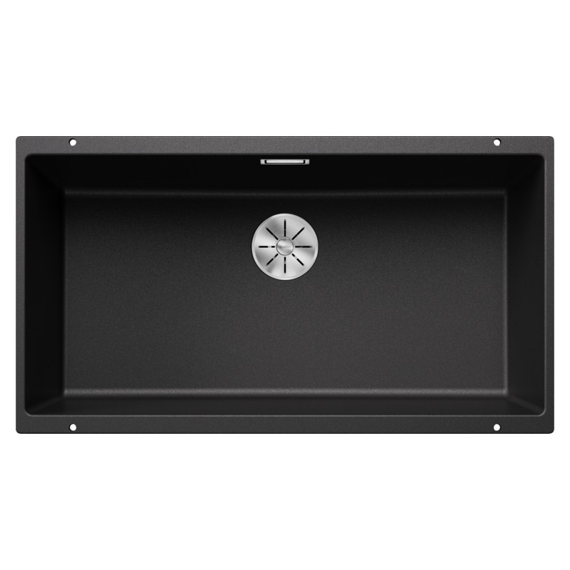 5523141 Évier à une cuve Blanco SUBLINE 800-U Platinum 5523141, finition anthracite, 83 x 46 cm - À encastrer sous plan