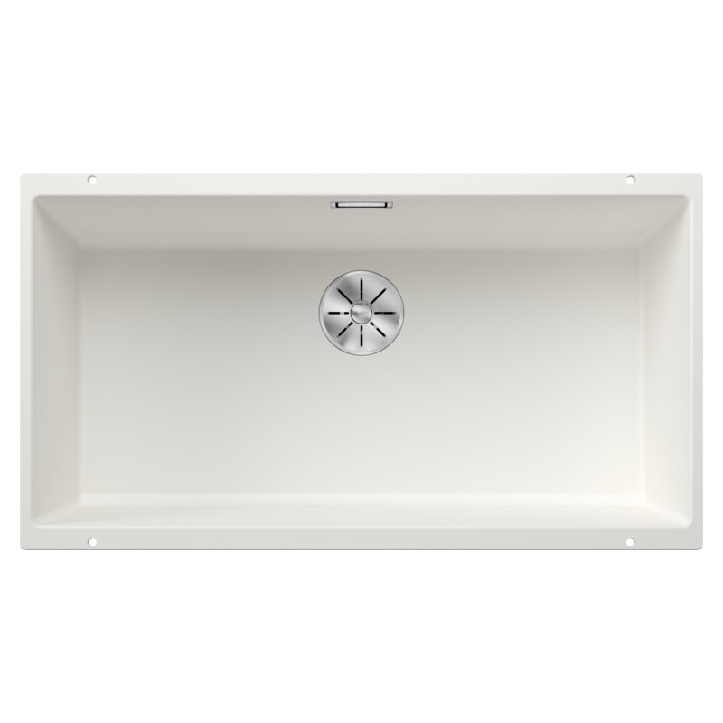 5523145 Blanco Lavello a una vasca SUBLINE 800-U Platinum 5523145 finitura bianco da 83x46 cm - Sottotop