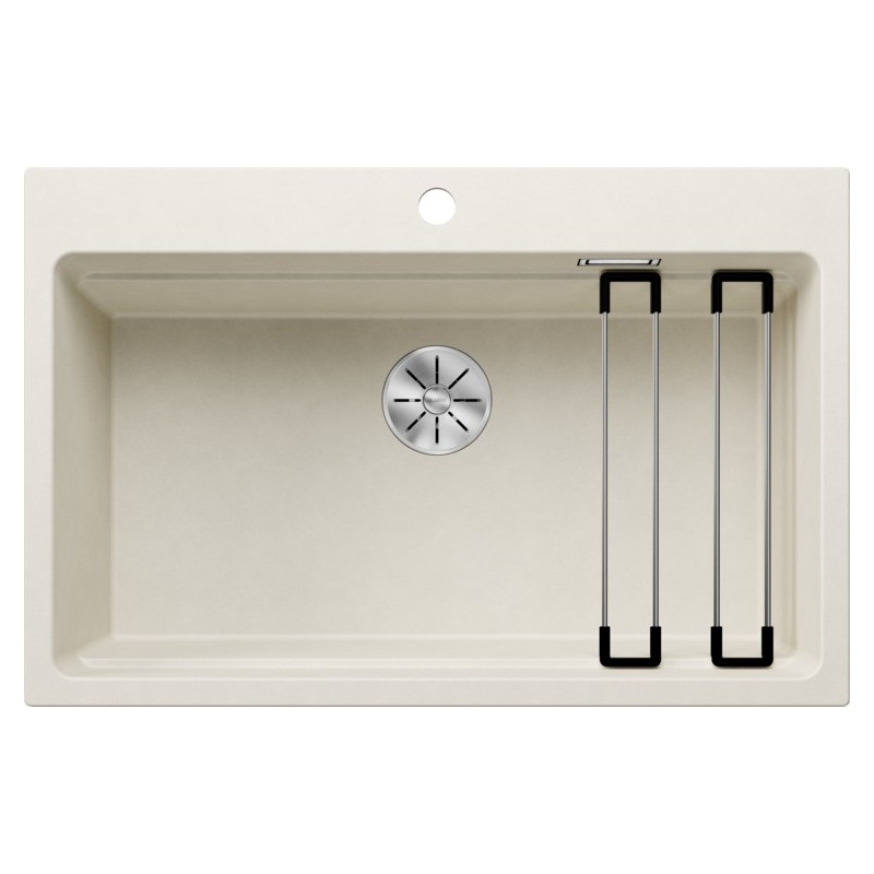5527079 Blanco ETAGON 8 Platinum 5527079 single bowl sink, soft white finish, 78x51 cm - Overmount