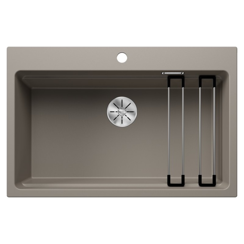 5525194 Blanco Lavello a una vasca ETAGON 8 Platinum 5525194 finitura tartufo da 78x51 cm - Sopratop - PROMOZIONE ATTIVA FINO AL 10/09