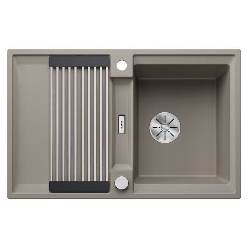 1527591 Blanco Single bowl sink with reversible drainer ADIRA 45 S 1527591 truffle finish 78x50 cm - Overmount