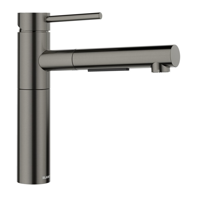 1527555 Blanco Miscelatore monocomando con doccetta estraibile ALTA-S II 1527555 finitura dark steel