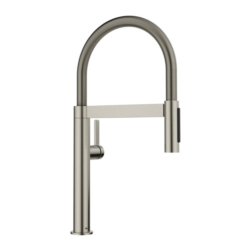 1527703 Mitigeur monocommande Blanco avec douchette extractible CULINA-S II Mini 1527703 finition platine