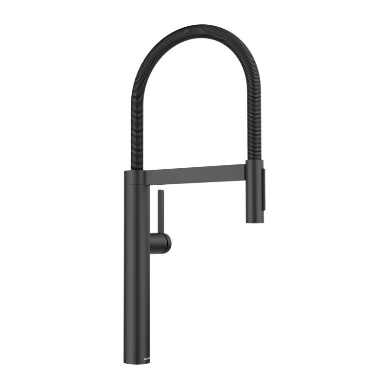 1527464 Blanco Single-lever mixer with pull-out shower CULINA-S II 1527464 matt black finish