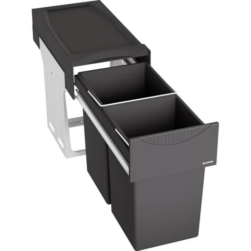 1526376 Blanco | BOTTON 30/2 MANUAL 1526376 25 cm waste sorting unit - 2 containers