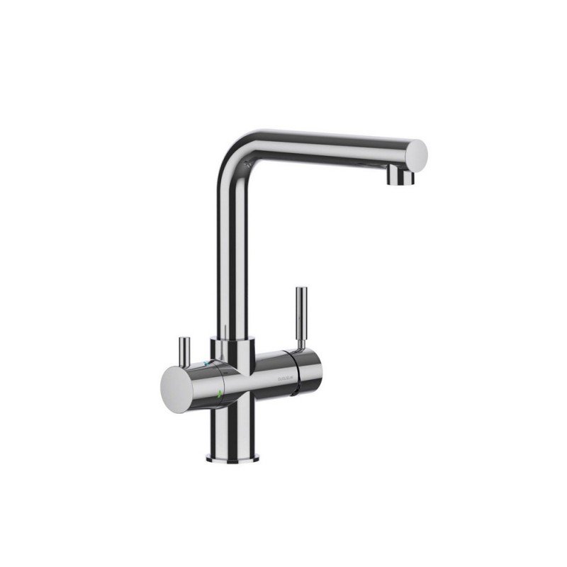 1801062 Mitigeur ProAcqua 5 voies à double commande OMIN 1801062 finition chromée - avec kit de purification d'eau
