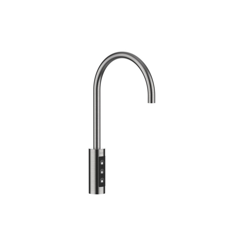 1801102 Mitigeur électronique 3 voies ProAcqua OMIN 1801102, finition chrome brossé - avec kit de purification d'eau