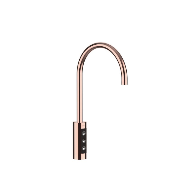 1801104 Mezclador electrónico de 3 vías ProAcqua OMIN 1801104 con acabado en cobre cepillado - incluye purificador de agua.