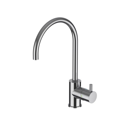 Robinet mitigeur monocommande 3 voies ProAcqua OMIN 1801093, finition or brossé, avec kit de purification d'eau