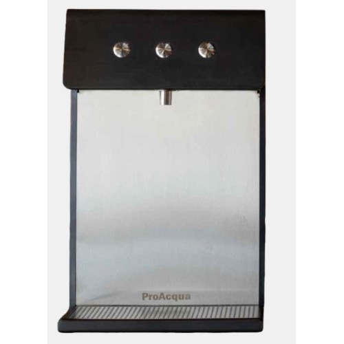 ProAcqua HRC MINI 1801026 countertop water dispenser, 26 cm deep black finish