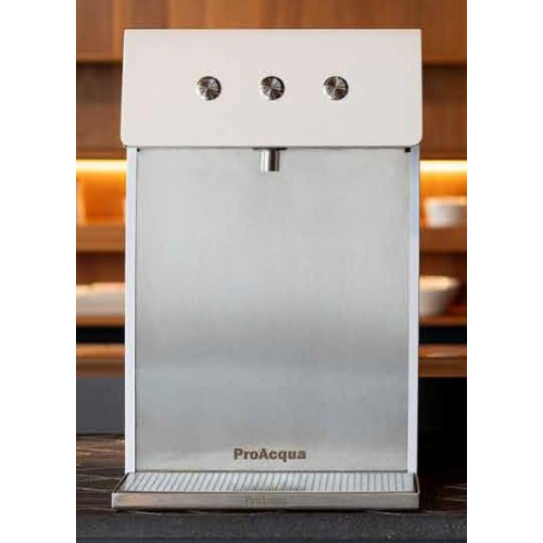Fontaine à eau de comptoir ProAcqua HRC MINI 1800908, 26 cm, finition blanc glacier