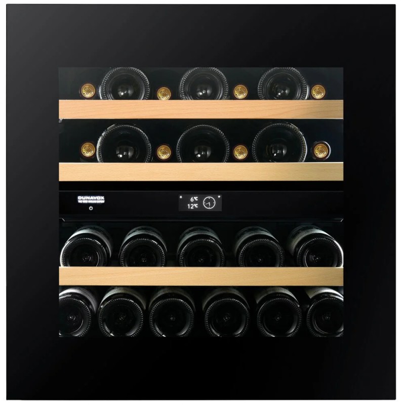 DVN-25.65DB.TO Dunavox NOBLE-25.TO DVN-25.65DB.TO 59cm Built-in/Undermount Wine Cellar in Black