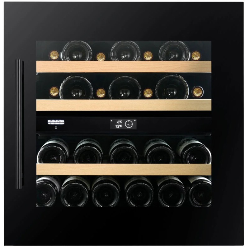DVP-25.65DB Dunavox PRIME-25 DVP-25.65DB 59cm Built-in/Undermount Wine Cellar in Black