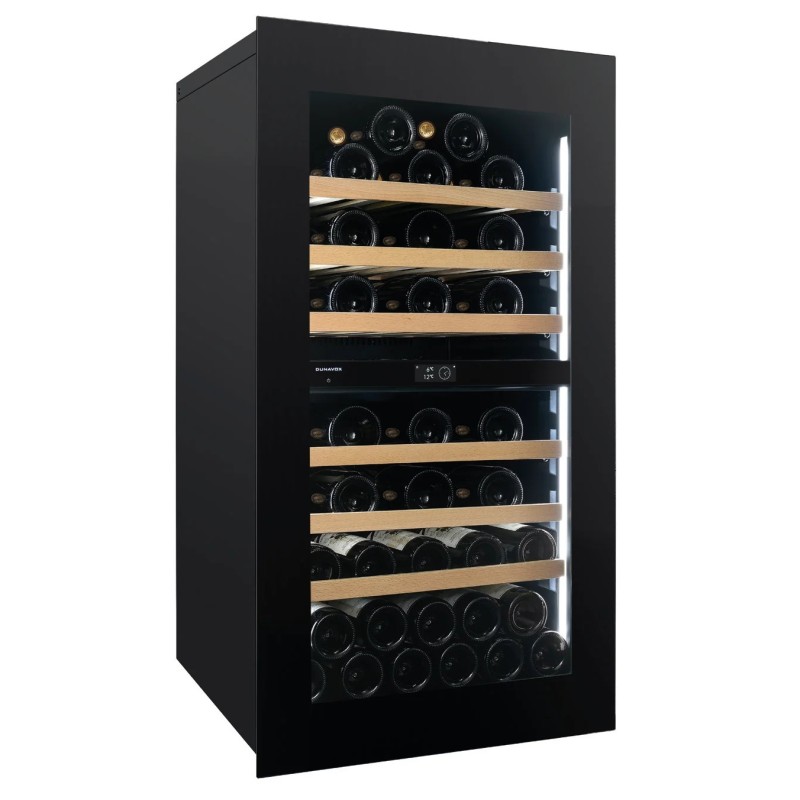 DVN-56.146DB.TO Dunavox Cantina vino da incasso NOBLE-56.TO DVN-56.146DB.TO finitura nero da 59 cm