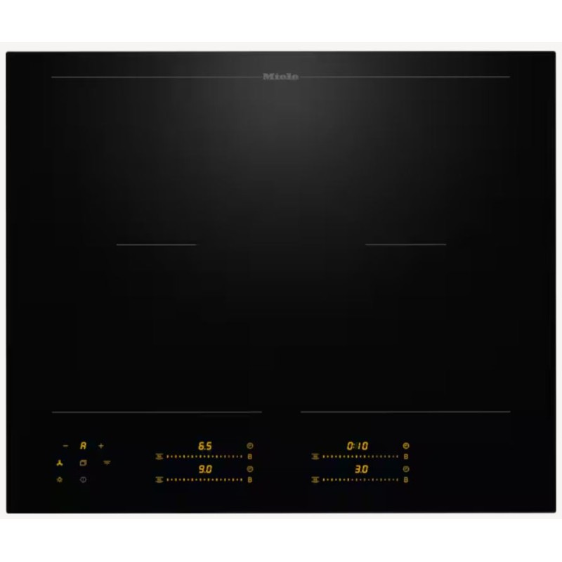 KM 8565 FL Miele Piano cottura a induzione Filotop/Appoggio KM 8565 FL in vetroceramica nero da 60 cm