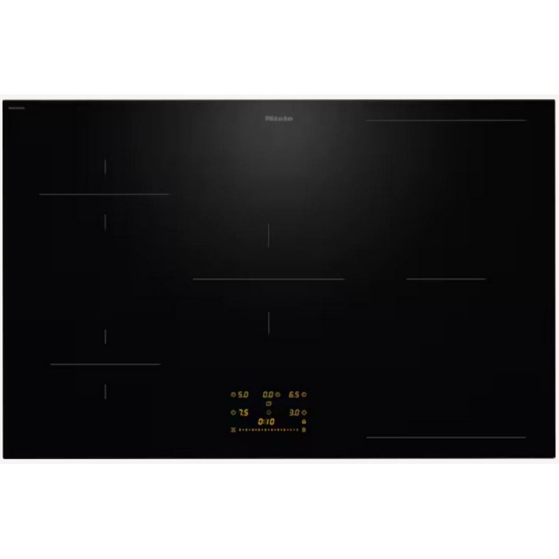 KM 8484 FL Plaque à induction Miele KM 8484 FL 80 cm, encastrable, en vitrocéramique noire