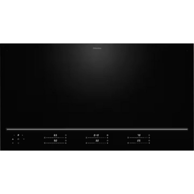 KM 8895 FL Miele Piano cottura a induzione Filotop/Appoggio KM 8895 FL in vetroceramica nero da 90 cm