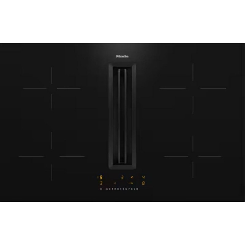 KMDA 7272-1 FL Silence Miele Piano cottura con cappa integrata Filotop/Appoggio KMDA 7272-1 FL Silence in vetroceramica nero da 80 cm