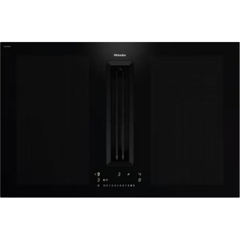 KMDA 7676-1 FL BlackPerfection Plaque de cuisson vitrocéramique Miele KMDA 7676-1 FL BlackPerfection 80 cm, à encastrer ou à poser, avec hotte intégrée.