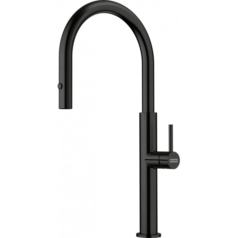 115.0741.695 Robinet mitigeur de douche Franke PESCARA J à levier unique 115.0741.695, finition noire industrielle