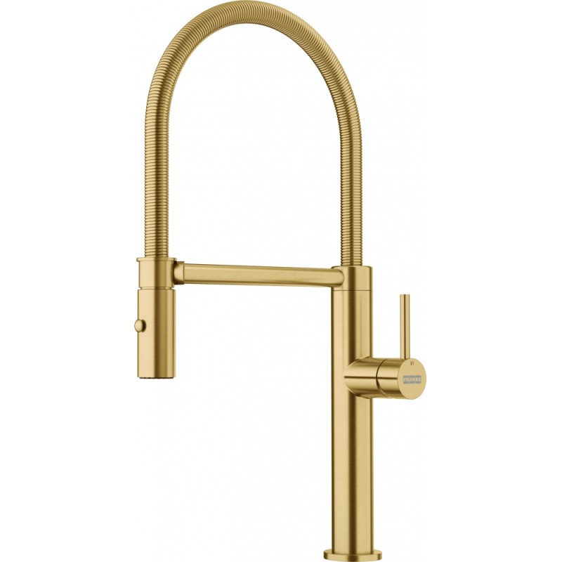 115.0741.723 Robinet mitigeur monocommande Franke PESCARA L SEMI-PRO 115.0741.723 finition or
