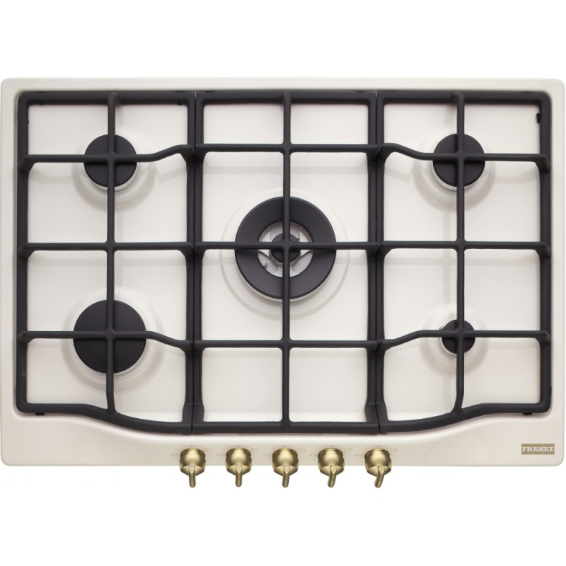 106.0739.526 Franke: Placa de gas empotrable FHCL 755 106.0739.526 de 75 cm, color blanco perla