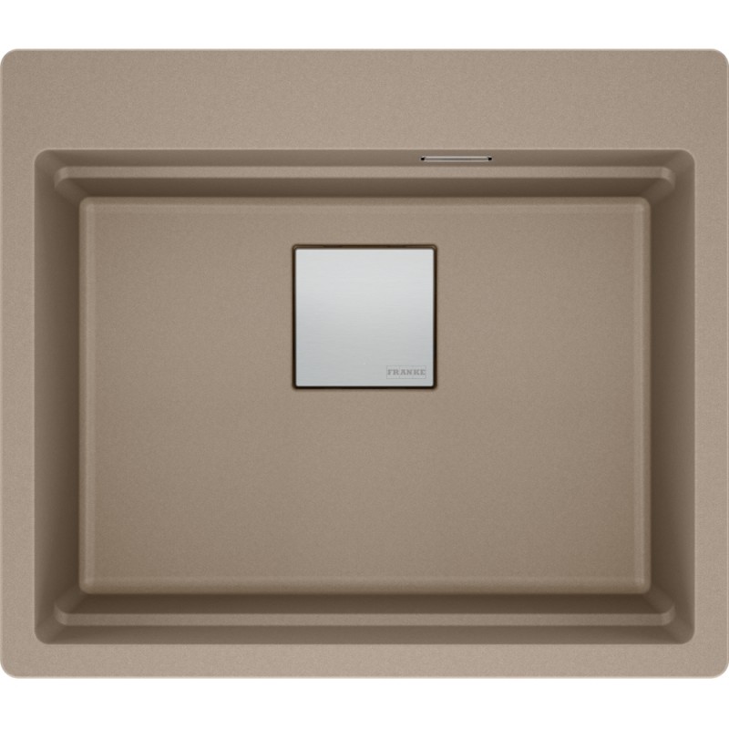 114.0751.847 Franke: Fregadero empotrable de un solo seno KNG PRO 610-53 FTL 114.0751.847, 59 cm, acabado color ostra