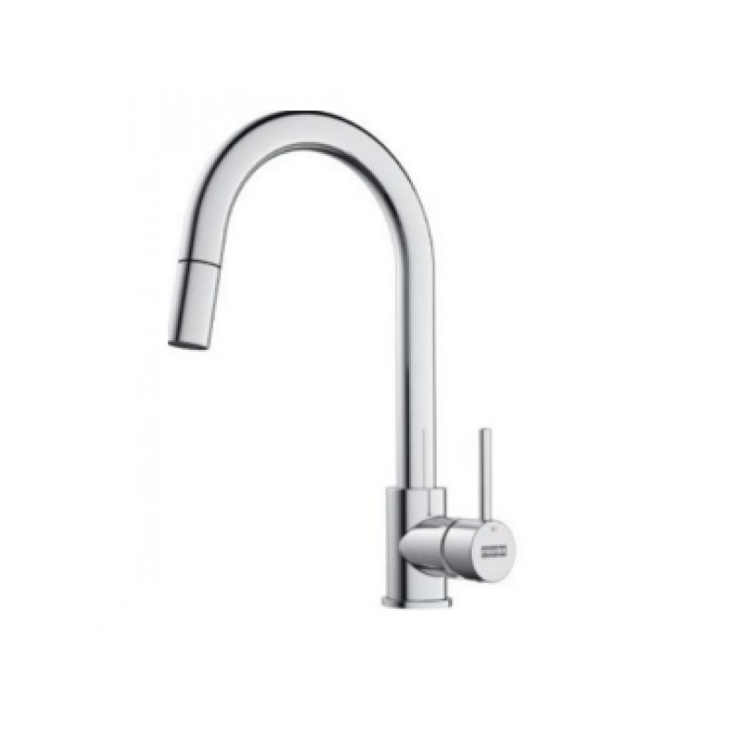115.0735.624 Mitigeur monocommande Franke: avec douchette extractible POLA J 115.0735.624 finition chromée