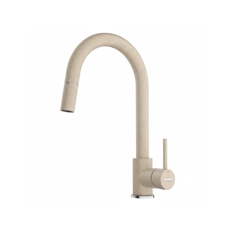 115.0735.627 Franke: Single-lever mixer with pull-out shower POLA J 115.0735.627 oatmeal finish