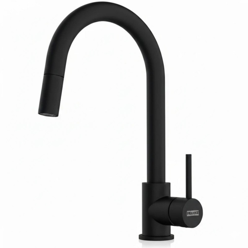115.0735.625 Franke: Single-lever mixer with pull-out spray POLA J 115.0735.625 matt black finish