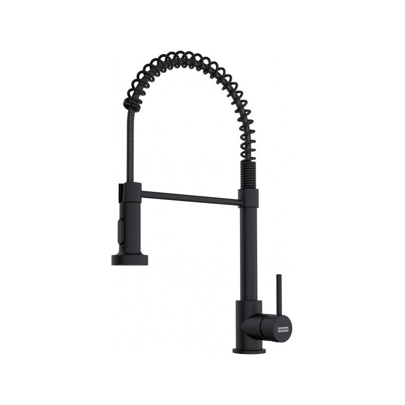 115.0735.629 Mitigeur monocommande Franke: POLA SEMI PRO 115.0735.629 avec douchette extractible, finition noir mat