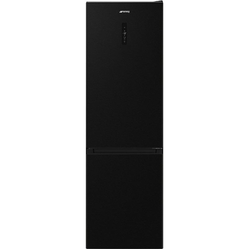 RC18KDND Frigorífico-congelador independiente Smeg RC18KDND de 60 cm con acabado en acero inoxidable oscuro.