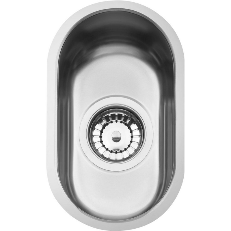 UM16 Smeg Lavello una vasca UM16 finitura acciaio inox da 32x18.5 cm