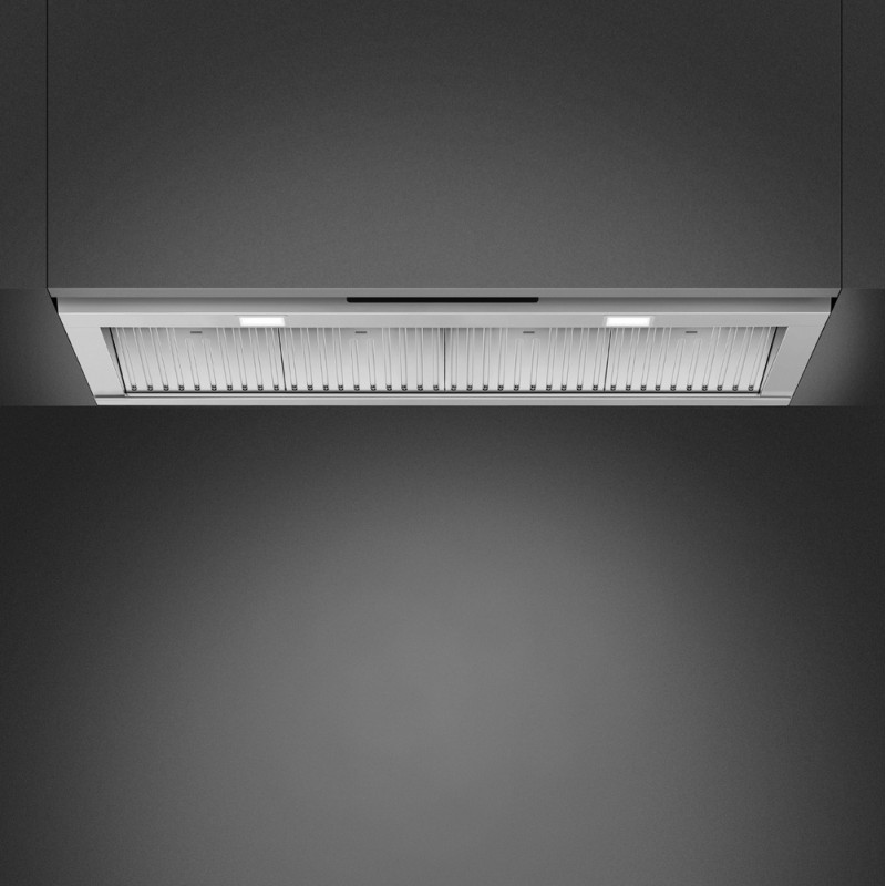 KSGT124X Campana extractora integrable Smeg KSGT124X de 120 cm con acabado en acero inoxidable.