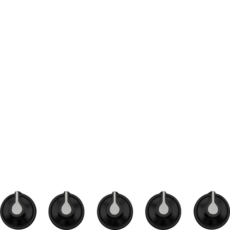 5MP1GOGB3 Smeg Set manopole 5MP1GOGB3 finitura nero