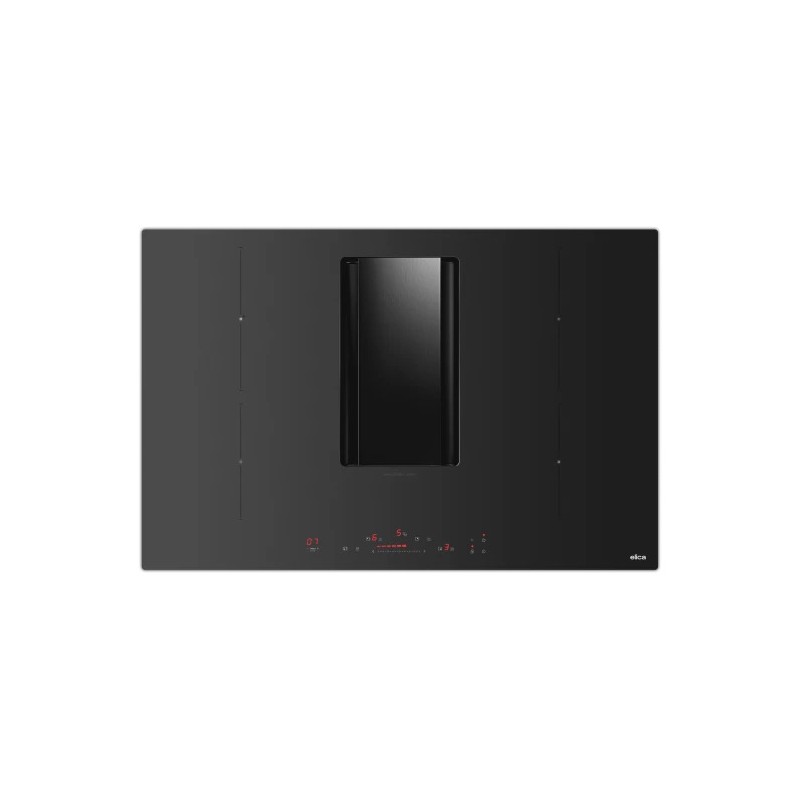 PRF0216348 Elica Piano cottura a induzione con cappa integrata NIKOLATESLA ALPHA B SL RAW BR/A/78 PRF0216348 finitura nero opaco da 78 cm