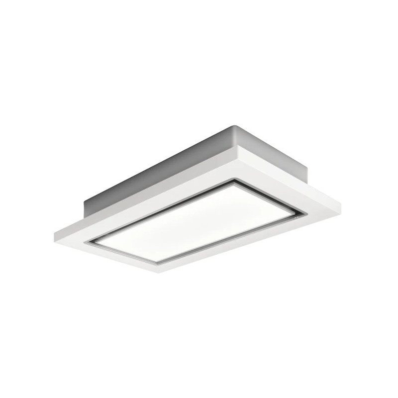 PRF0167048A#EL Campana extractora de techo Elica LULLABY WH WOOD/A/120 PRF0167048A de 120 cm, acabado blanco.