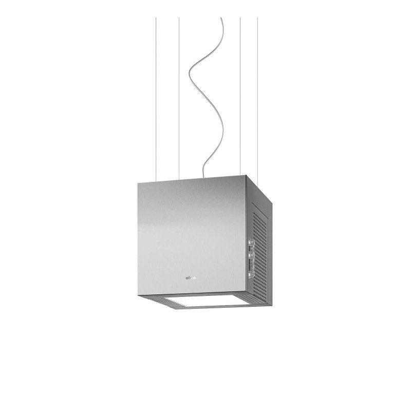 PRF0214981#EL Elica THE KUB SUSPENDED IX/F/32 PRF0214981 32cm stainless steel island filter hood