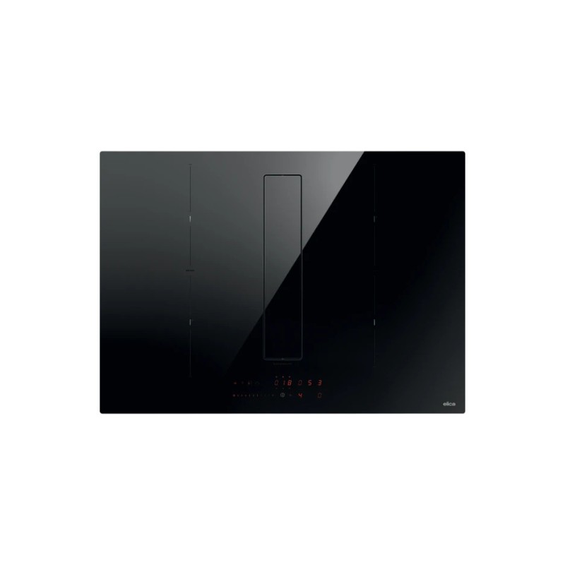 PRF0210741#EL Elica NIKOLATESLA FIT SL BL/A/72 PRF0210741 72 cm induction hob with integrated hood, black finish
